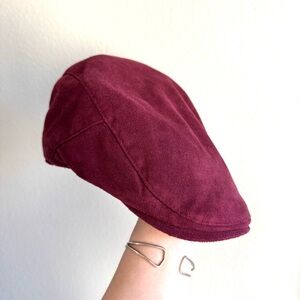 Koutake Faux Suede Driving Flat Cap